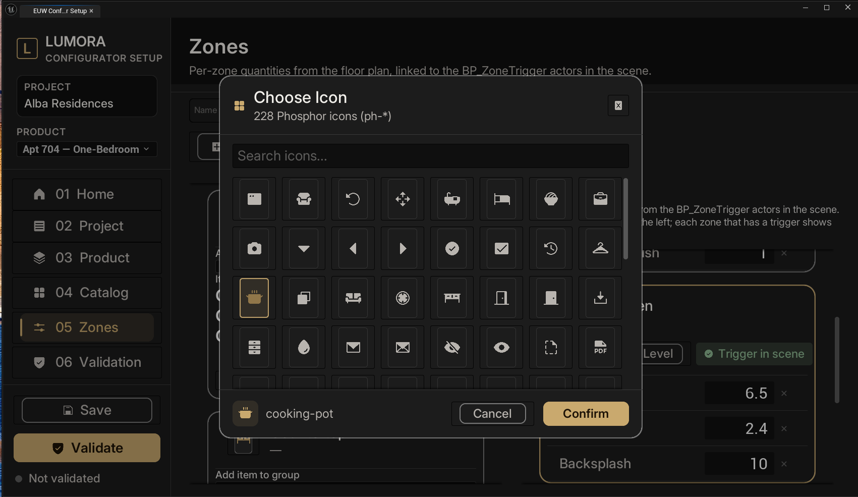 Icon picker